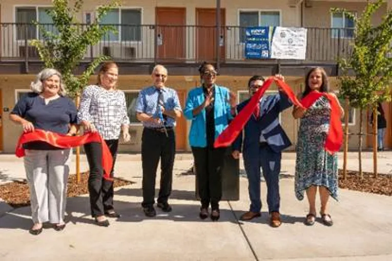 Sacramento motel converted into permanent supportive housing project