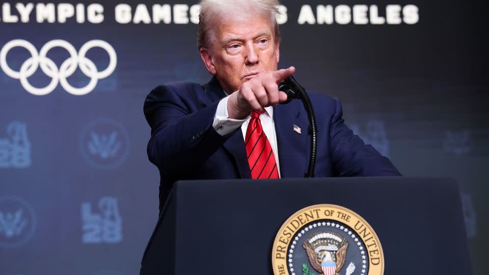 Trump Pushes for 'Strong Testing' to Ban Transgender Athletes from Women’s Sports at 2028 Olympics
