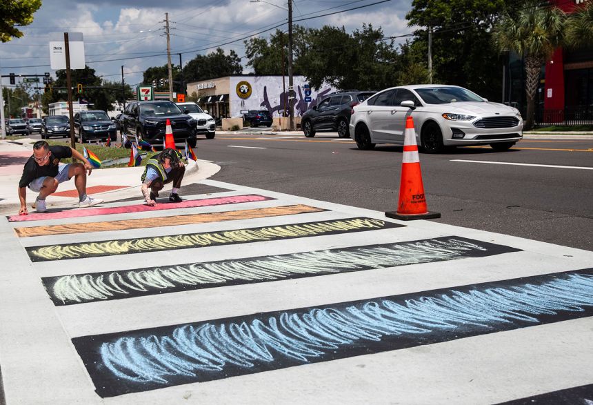 Officials Condemn Removal of Rainbow Crosswalk Near Pulse Nightclub