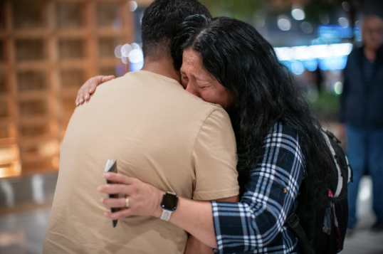 Oregon Family Shares Tearful Goodbye at PDX as Wife Follows Deported Husband to Mexico