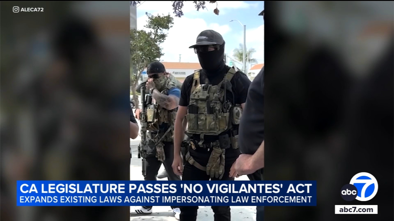 California lawmakers approve bill banning authorities from wearing face masks