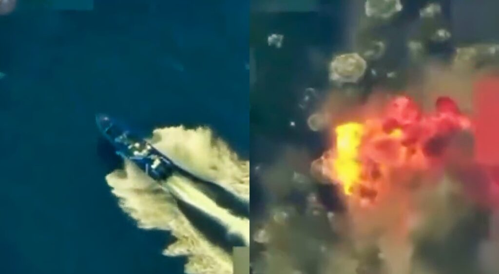 White House Drops Shocking Video of U.S. Military Blowing Up Drug-Trafficking Boat on the Water
