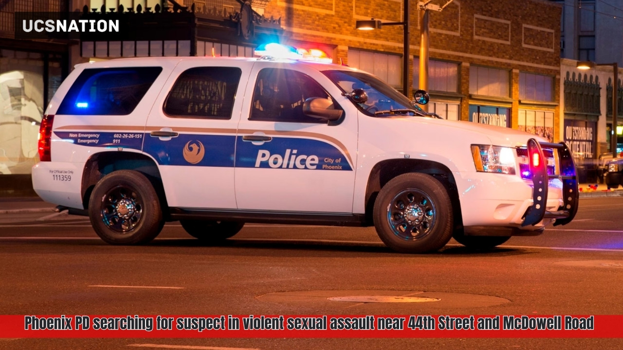 Phoenix PD searching for suspect in violent sexual assault near 44th Street and McDowell Road