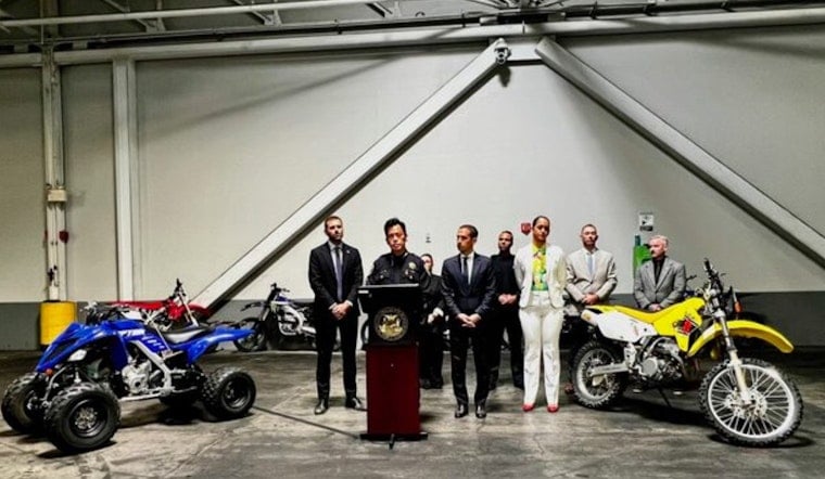 SFPD Cracks Down on Illegal Dirt Bike Activity, Arrests Four, and Seizes Seven Vehicles