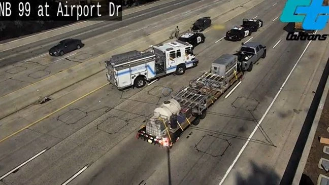 Driver Dies After Crashing Into Guardrail and Center Divider on Highway 99