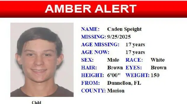 Florida Teen Arrested After Faking Kidnapping, Amber Alert, and Shooting