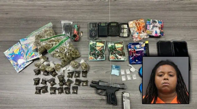 Tampa Woman Arrested After Traffic Stop Uncovers Cocaine, MDMA, Cannabis, and Handgun