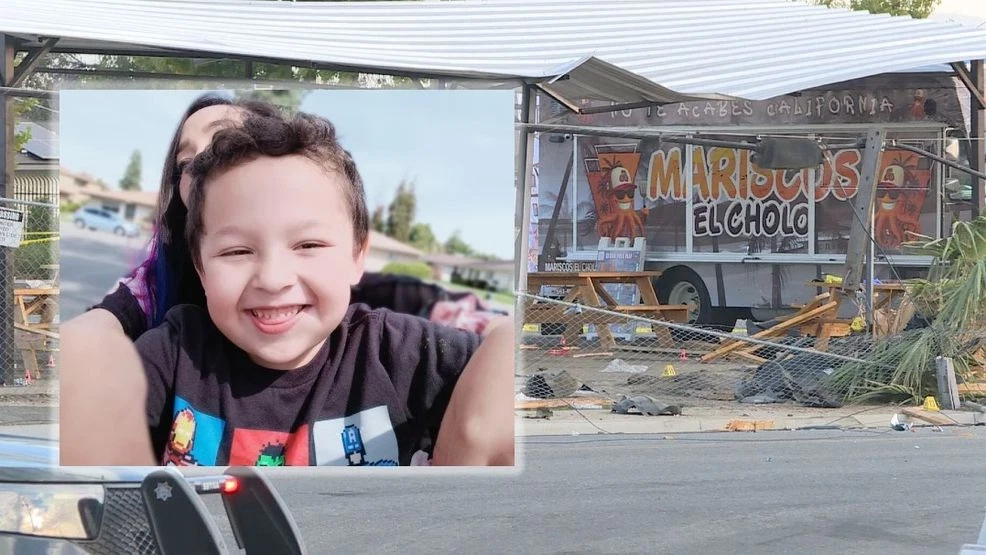 8-Year-Old Boy Killed, Father Injured After Suspected DUI Driver Crashes Into Food Truck in Bakersfield