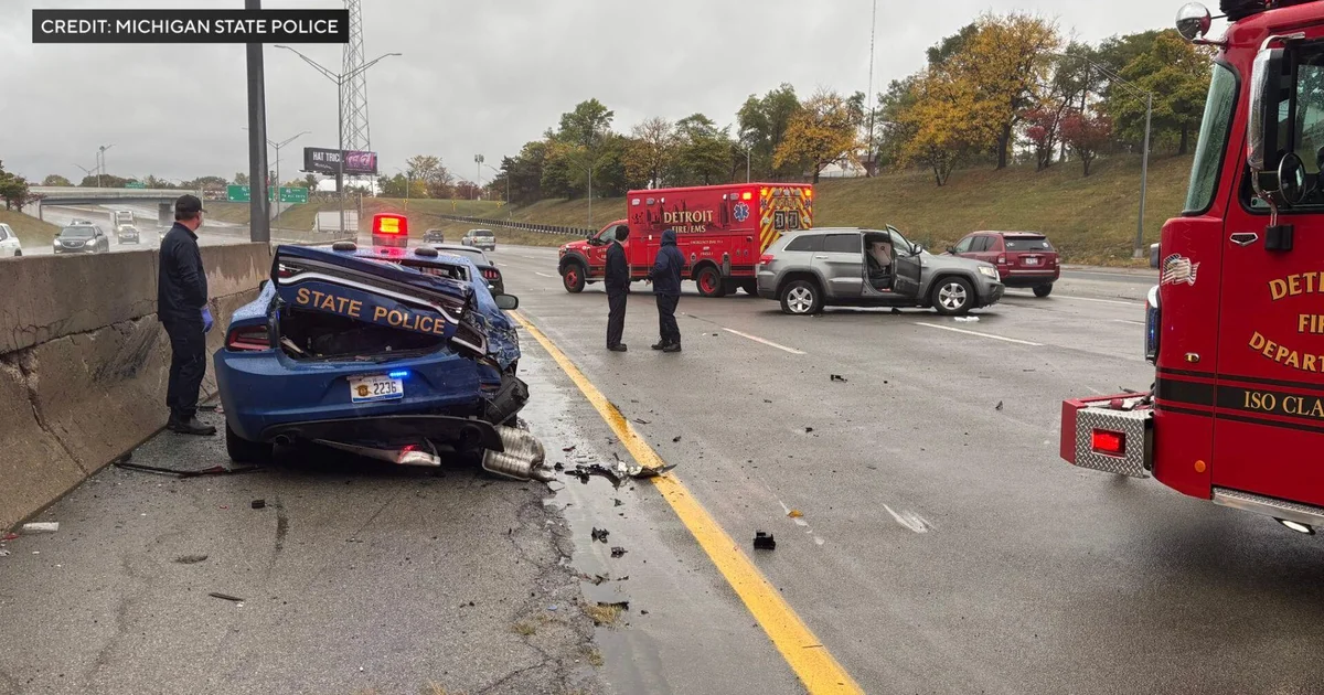 3 Injured in Wrong-Way Crash on I-75 in Detroit, Police Say