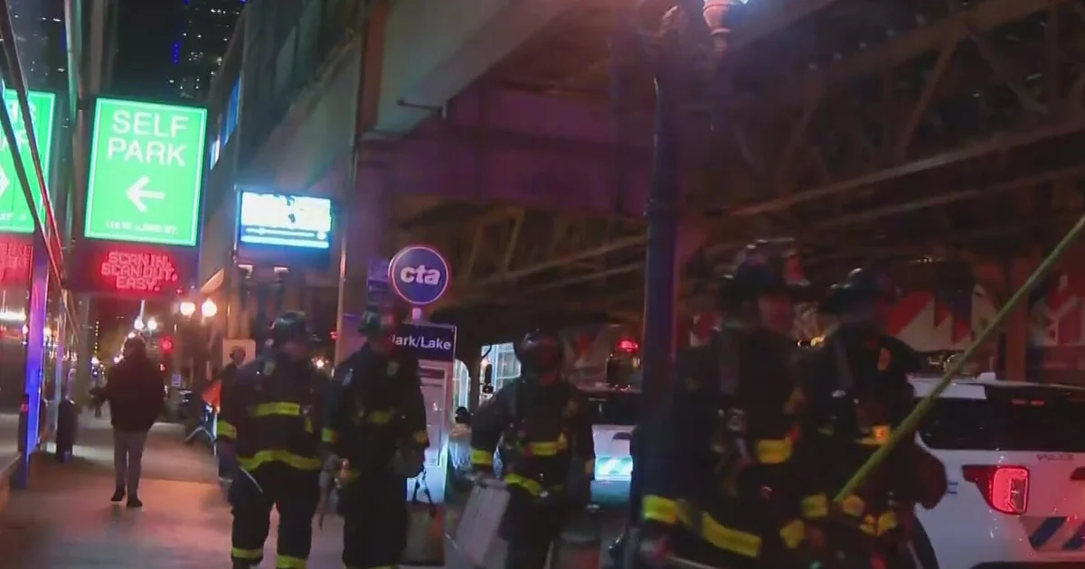 Woman set on fire by assailant on CTA train in Chicago’s Loop, witnesses say